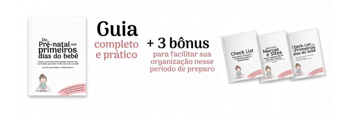 Bônus inclusos no ebook Do pré-natal aos primeiros dias do bebê
